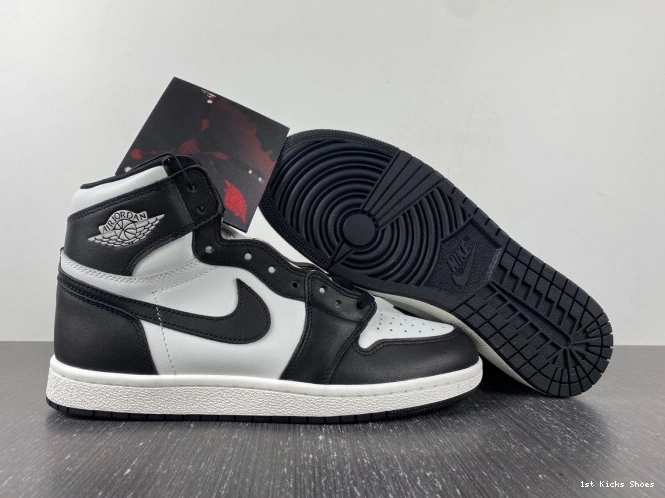 1st Kicks Shoes BQ4422-001 High (2023) Jordan 85 1 Black Retro White 0720